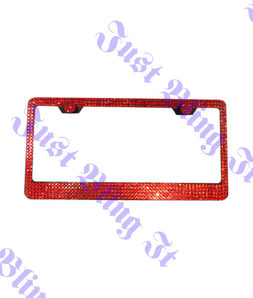 5 rows Red license plate frame 2