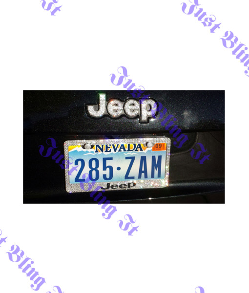 Jeep License plate Frame – Just Bling It LV