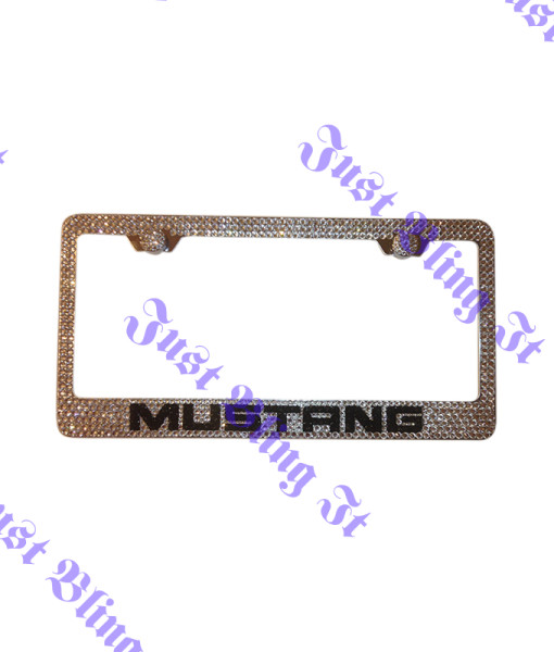 Mustang Bold License palte 1