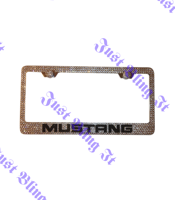 Mustang License plate Frame – Just Bling It LV