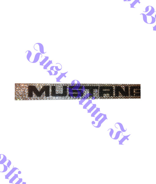 Mustang Bold License palte 2