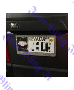 Crystal License Plate Frame