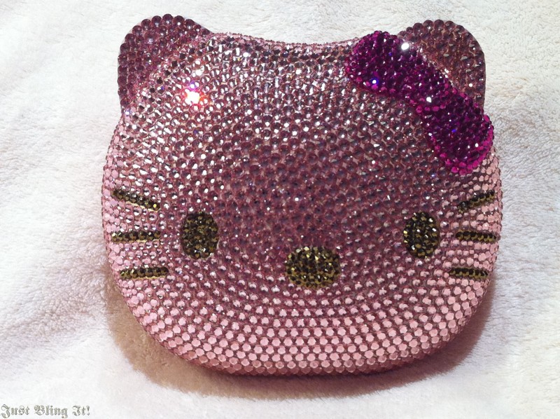 Hello Kitty Swarovski (pink), Purse Hanger for Table